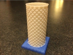 30mm container knurled type pattern containers 3d print model - Mito3D