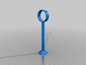 my customized curtain rod holder - bathroom 3d print model - Mito3D