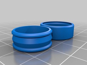 spinning ring size6 Ringe kundengebundene 3d print model - Mito3D