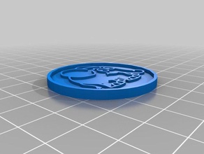 elefante muenze die maus de la moneda La impresión en 3d 3d print model - Mito3D