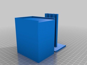 my customized box w slide cover containers 3d print model - Mito3D