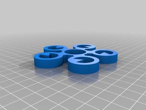 meu personalizados fidget giratório mecânico de brinquedos personalizado 3d print model - Mito3D