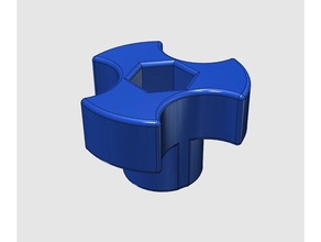 molette serrage partes 3d print model - Mito3D