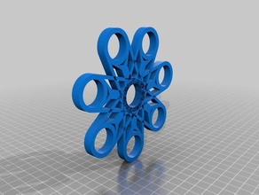 extreme zappeln spinner fidget 3d print model - Mito3D