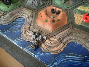 les colons de catan plage port jouets & accessoires jeux morceaux 3d print model - Mito3D