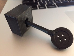 useless lock mechanical toys 3d print model - Mito3D