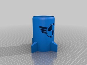 test squadron beer koozie games 3d print model - Mito3D