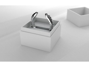 garland anel jóias Impressora 3d A impressão diy a moda de casamento 3d print model - Mito3D