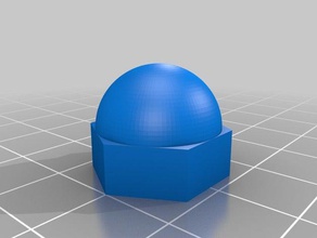 somun cap v2 yedek parça özelleştirilmiş 3d print model - Mito3D