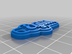 eyl l Schlüsselanhänger kundengebundene 3d print model - Mito3D