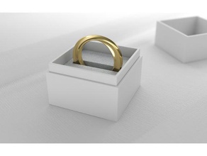twisted ring jewelry 3d printer printing diy fashion wedding 3d print model - Mito3D