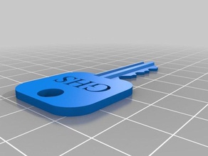 ghs-Schlüssel Ersatz-Teile kundengebundene 3d print model - Mito3D
