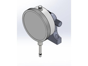 i3 dial indicator holder 3d printer parts wanhao 3d print model - Mito3D