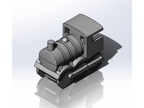 3d imprimíveis de trem A impressão locomotiva vapor transporte 3d print model - Mito3D