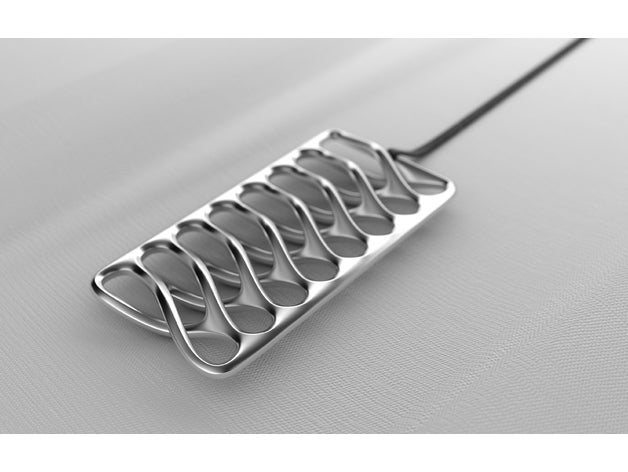 parametric necklace jewelry 3d printer printing diy fashion 3D print model - Mito3D
