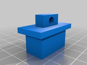replicator + usb hex key holder plug 3d printing cover 3d print model - Mito3D