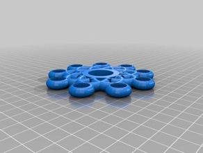 9 ball bearing lattice spinner mechanical toys customized 3d print model - Mito3D