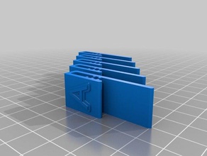 my customized cup id clip kitchen & dining 3d print model - Mito3D
