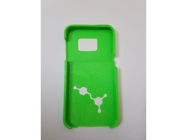 samsung molekül telefonu kılıfı s7 moda bilim akıllı telefon durumunda 3D print model - Mito3D