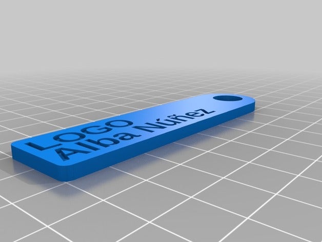 alba n ez logo organization customized 3D print model - Mito3D