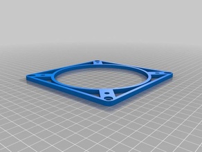 my customized pc fan adapter plate 120mm 140mm computer 3d print model - Mito3D