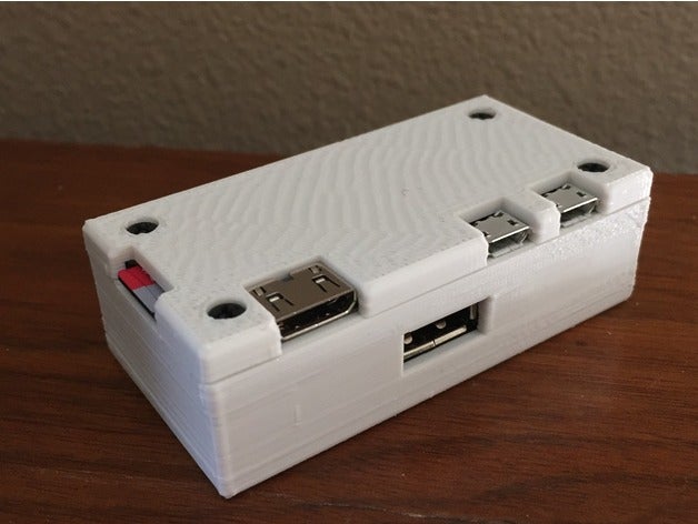 4 pi sıfır + usb şapka durumda bilgisayar raspberry esas alındığı 3D print model - Mito3D