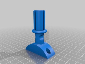 bannister spindle foot household 3d print model - Mito3D