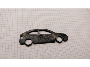 opel vauxhall astra g cc chiave a catena automotive 3d print model - Mito3D