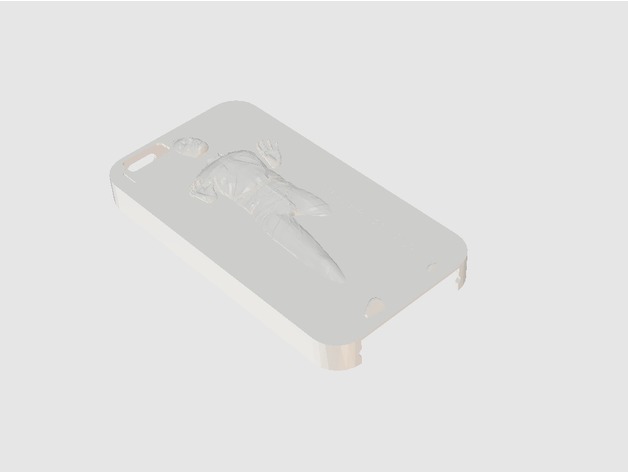 hans solo case iphone 4 3d printing 3D print model - Mito3D