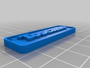 toscano signos y logotipos personalizado 3d print model - Mito3D