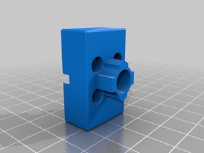 robo 3d r1 z-axis lead screw nut coupler printer parts plus mount z axis 3d print model - Mito3D