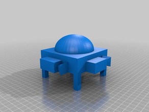 multiple-Zweck-Raum-pod 3d-drucken 3d print model - Mito3D