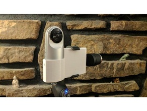 lg 360 universelle téléphone gimbal mount de la caméra degrés moteur brushless montage support cardan 3d print model - Mito3D