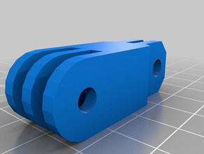 action-cam-extension 3d printing action cam camera mount 3d print model - Mito3D