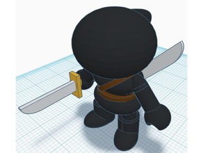 personnage de bande dessinée - ninja jouets & accessoires jeux dessin animé le mdn miniature donjons dragons jeu ninjutsu rpg super-héros 3d print model - Mito3D