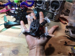 100mm micro hellbender r c vehicles brushless drone frame microquad quadcopter readymaderc rmrc 3d print model - Mito3D