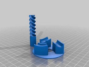 separated baseplate triple gear engineering 3d print model - Mito3D