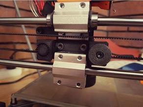 wanhao i3 e3d v6 bowden catraca tensor de montagem Impressora 3d peças da correia duplicador eixo-x eixo x 3d print model - Mito3D