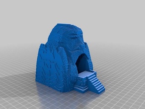 3d slash entrata della grotta 3d print model - Mito3D
