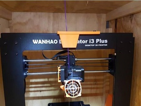 wanhao teksir i3 artı filament kılavuzu oluklu 3d yazıcı aksesuarları rehberi 3d print model - Mito3D