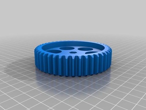 my customized parametric gear regular helix double herringbone parts 3d print model - Mito3D