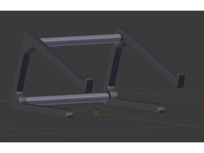 laptop stand computer 3d print model - Mito3D