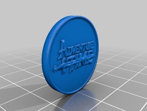 adventure time coin toy & game accessories 3d print model - Mito3D