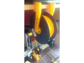 filament holder shelf 3d printer accessories anet a8 upgrade autodesk inventor spool 3d print model - Mito3D