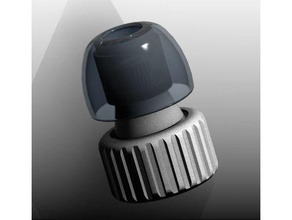 adjustable earplug audio concert damping earplugs hearing protection music sound 3d print model - Mito3D