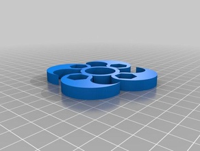 il mio personalizzato yin-yang fidget spinner 4xm8 giocattoli meccanici su misura 3d print model - Mito3D