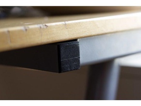 desk side cover replacement parts bumper ikea office part 3d print model - Mito3D