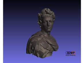 julius caesar büstü 3d tarama ve kopyaları Sezar louvre Müzesi sistemleri uygulamaları Roma heykel 3d print model - Mito3D