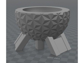 epcot-container Container Schüssel candy bowl Gericht epcot center Modell Pflanzer pot ring-Halter 3d print model - Mito3D