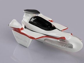 speeeeeeeed tekne araç sanat tasarım model hızı 3d print model - Mito3D